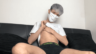 Horny quarantine boy wank twinks in briefs